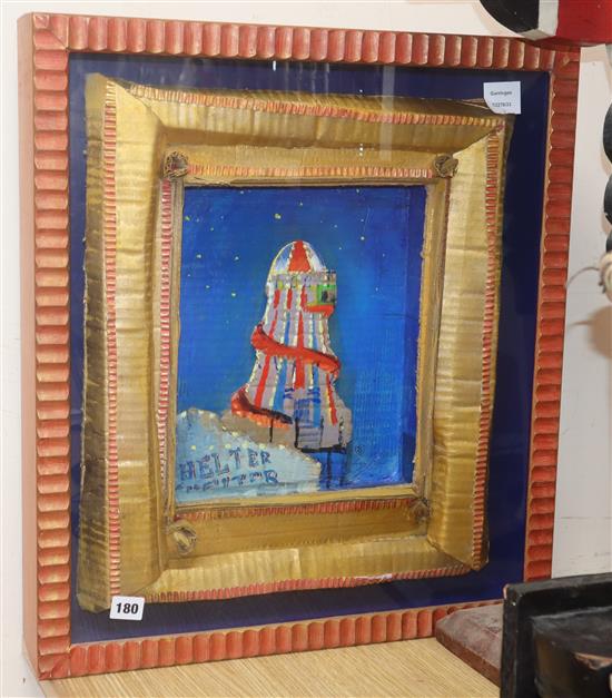 A Helter Skelter wall plaque